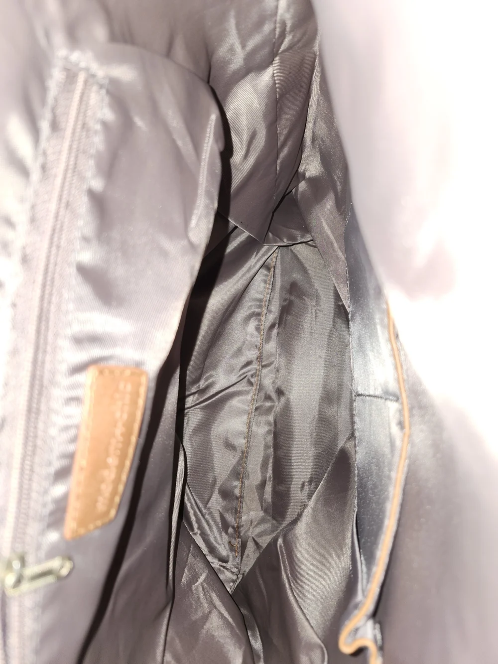 Cognac Leather Backpack/Tote Bag